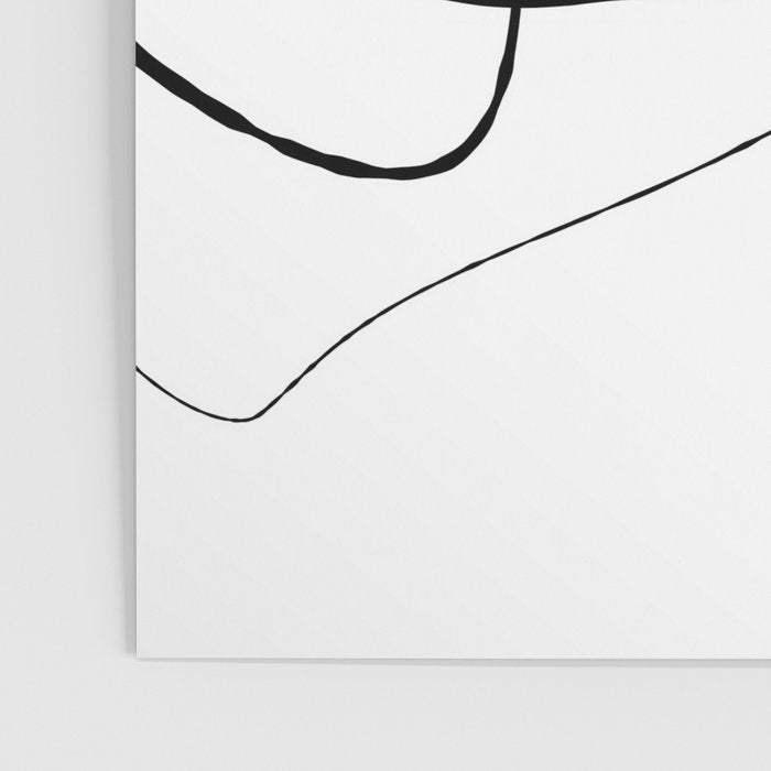 Flowing Ink Dynamics Black And White Poster Gallery Image 3