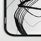 Flowing Ink Dynamics Black And White Laptop Sleeve Gallery Image 3