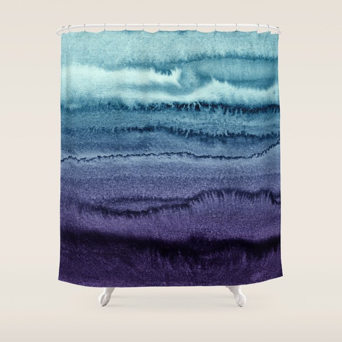 WITHIN THE TIDES EARLY SUNDOWN by Monika Strigel Shower Curtain Gallery Image 1