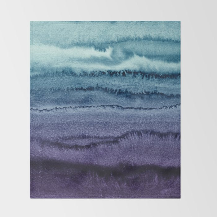 WITHIN THE TIDES EARLY SUNDOWN by Monika Strigel Throw Blanket Gallery Image 2