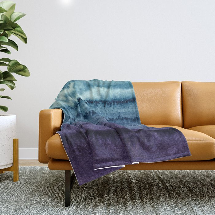 WITHIN THE TIDES EARLY SUNDOWN by Monika Strigel Throw Blanket Gallery Image 1