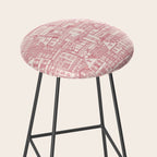 cafe buildings pink Stool Gallery Image 2