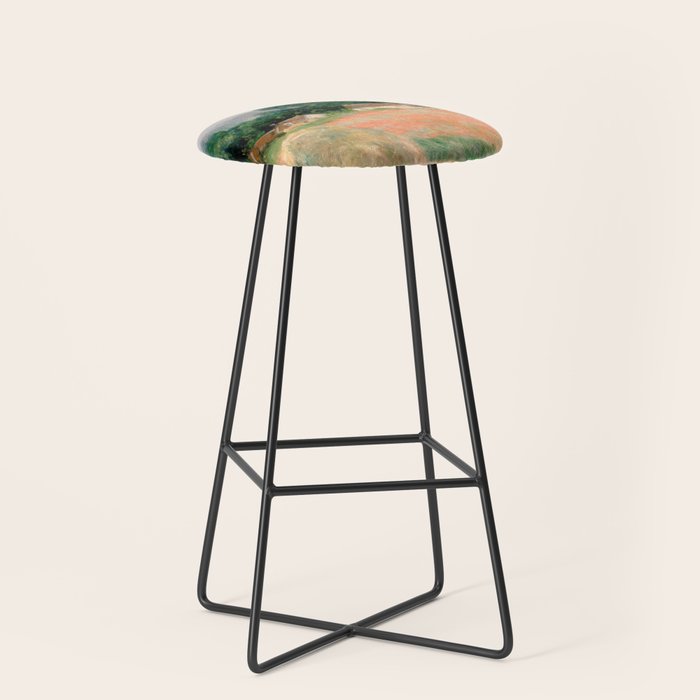 Haystack at Giverny by Claude Monet Stool Gallery Image 1