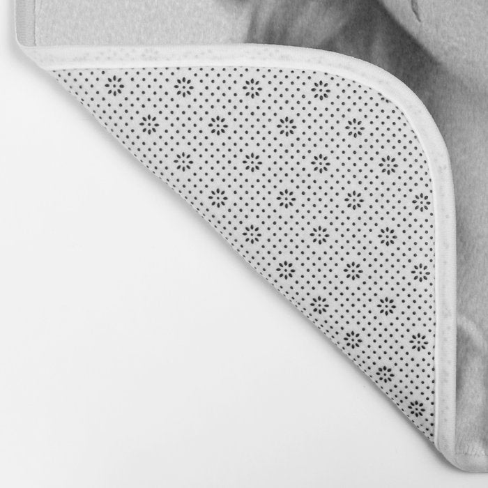 woman with flowers and butterflies 9a Bath Mat Gallery Image 2