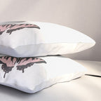 woman with flowers and butterflies 9a Pillow Sham Gallery Image 3