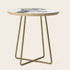 woman with flowers and butterflies 9a Side Table Gallery Image 1