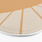 Minimal Sunrays Bath Mat Gallery Image 3