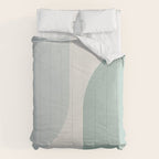 Modern Minimal Arch Abstract XXXV Comforter Gallery Image 6