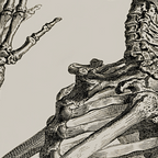 William Cheselden, Osteographia (The Anatomy of Bones), London, 1733 Praying Skeleton Coffee Mug Gallery Image 2