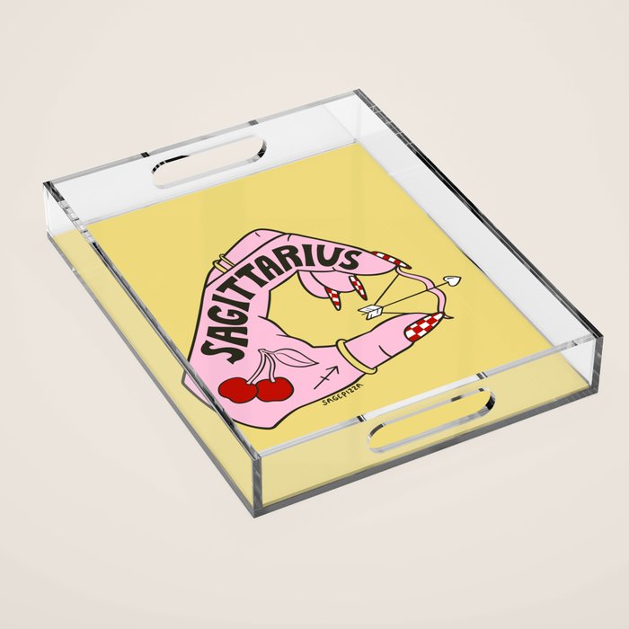 SAGITTARIUS Acrylic Tray Gallery Image 1