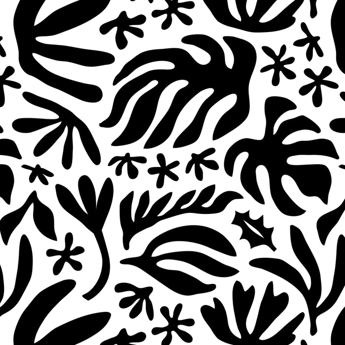 Black and white tropical summer nature pattern Coffee Mug Gallery Image 2