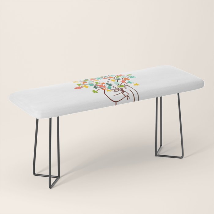 I bring flowers Bench Gallery Image 1
