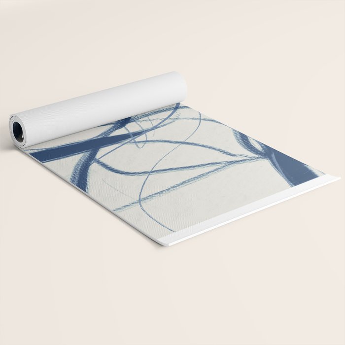 Minimal Abstract Line Art 17 Yoga Mat Gallery Image 2