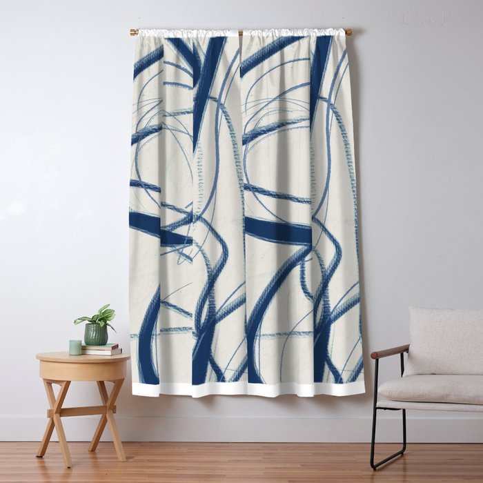 Minimal Abstract Line Art 17 Window Curtain Gallery Image 5