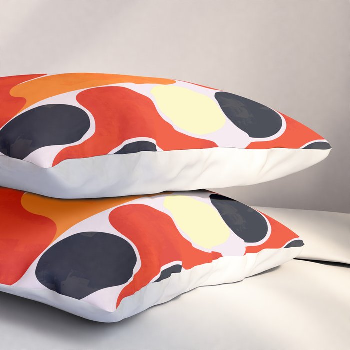 Mid-century geometry no4 Pillow Sham Gallery Image 3