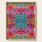 EttaVee Watercolor Florals Serving Tray Gallery Image 1