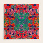 EttaVee Watercolor Florals Wood Wall Art Gallery Image 1