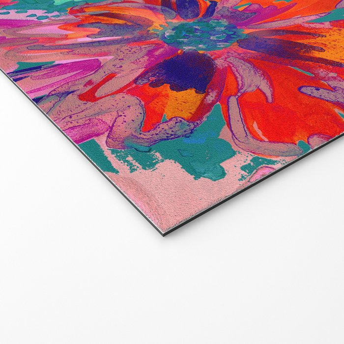 EttaVee Watercolor Florals Welcome Mat Gallery Image 2