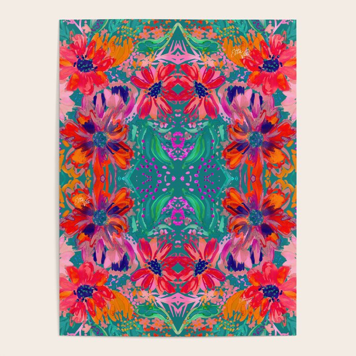EttaVee Watercolor Florals Poster Gallery Image 4