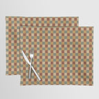 Checkered Multicolor Pattern V Earthy Western Placemat Gallery Image 1
