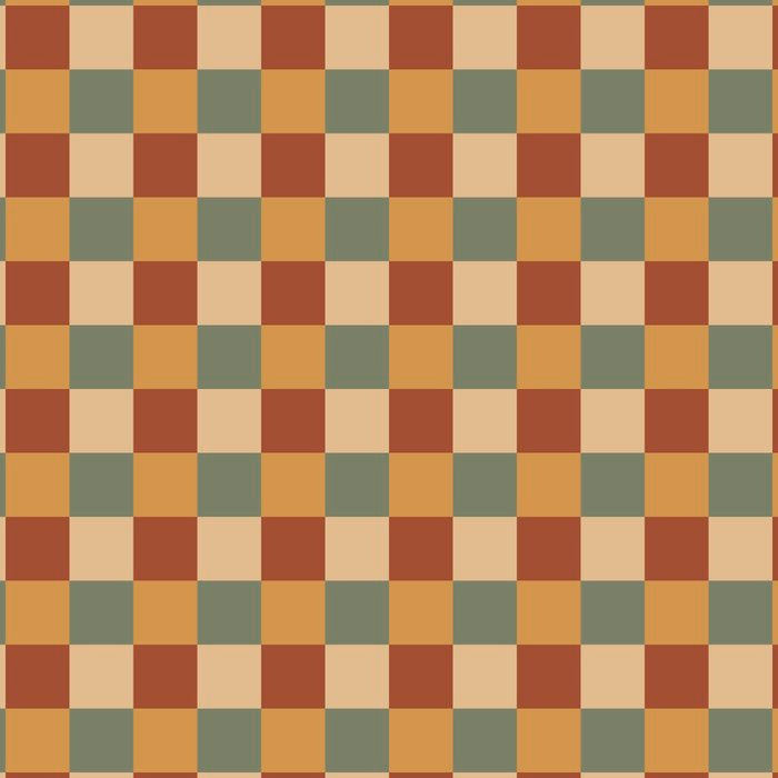 Checkered Multicolor Pattern V Earthy Western Coffee Mug Gallery Image 2