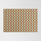 Checkered Multicolor Pattern V Earthy Western Rug Gallery Image 2