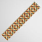 Checkered Multicolor Pattern V Earthy Western Table Runner Gallery Image 3
