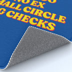 Good Sex, No Stress, One Boo, No Ex, Small Circle, Big Checks Rug Gallery Image 4