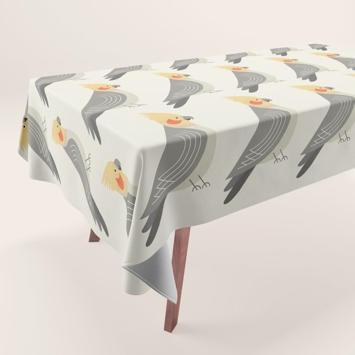 Cockatiel, Bird of Australia Tablecloth Gallery Image 1