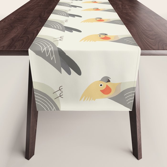 Cockatiel, Bird of Australia Table Runner Gallery Image 1