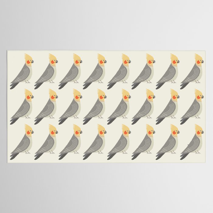 Cockatiel, Bird of Australia Tablecloth Gallery Image 2