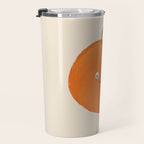 Kawaii Orange Travel Mug Gallery Image 3