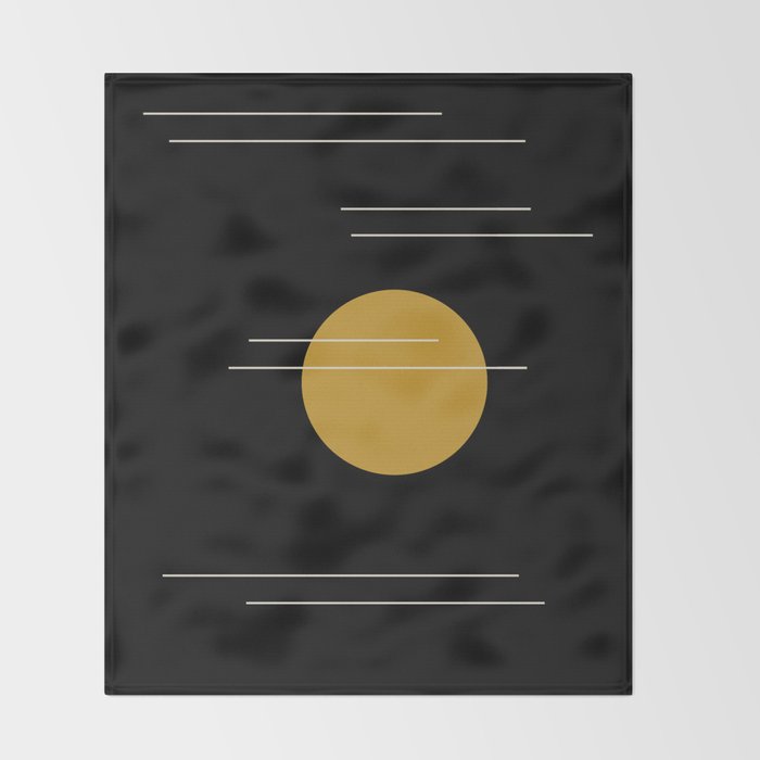 Minimal Sky Abstract XVII Throw Blanket Gallery Image 2