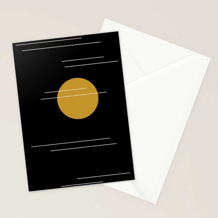 Minimal Sky Abstract XVII Stationery Card Gallery Image 2