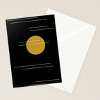 Minimal Sky Abstract XVII Stationery Card Gallery Image 2