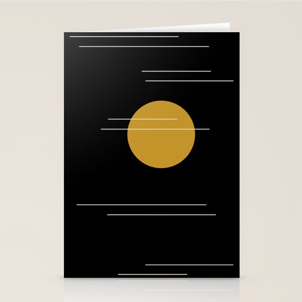 Minimal Sky Abstract XVII Stationery Card Gallery Image 2