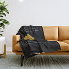 Minimal Sky Abstract XVII Throw Blanket Gallery Image 1