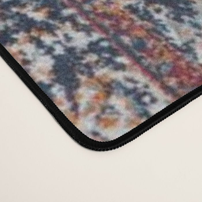 Persian blue and red retro rug Desk Mat Gallery Image 4