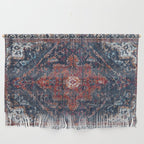 Persian blue and red retro rug Wall Hanging Gallery Image 1