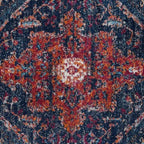 Persian blue and red retro rug Coffee Mug Gallery Image 2