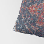 Persian blue and red retro rug Pillow Sham Gallery Image 4