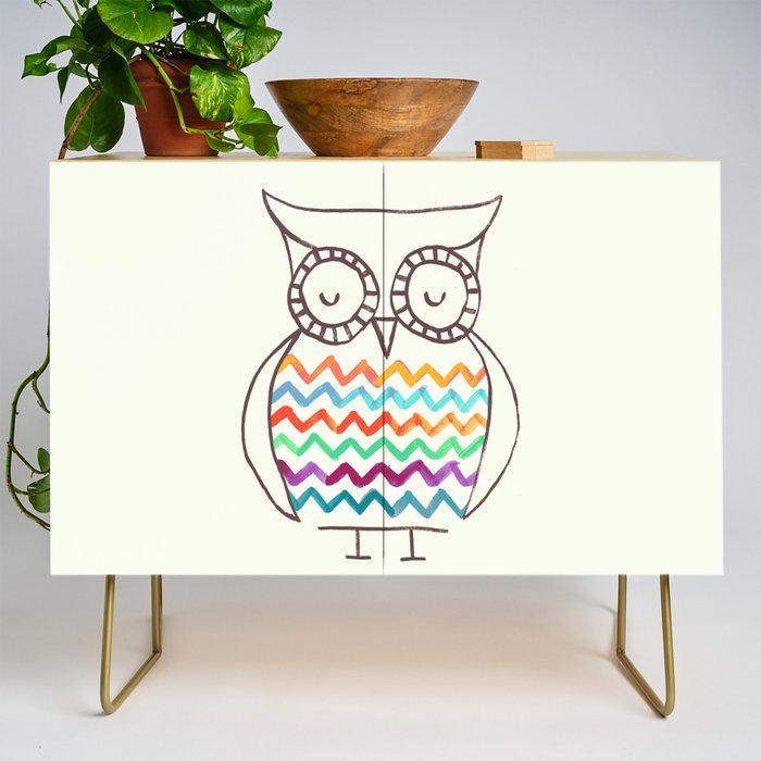 Chevron Owl Credenza Gallery Image 1