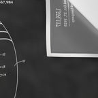 Football Patent - Black Wall Tapestry Gallery Image 3