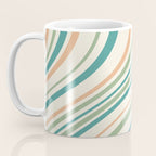 Wavy Stripes XXVI - Natural Boho Coffee Mug Gallery Image 3