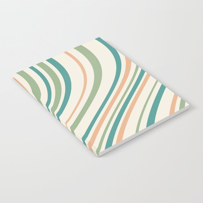 Wavy Stripes XXVI - Natural Boho Notebook Gallery Image 1