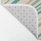 Wavy Stripes XXVI - Natural Boho Bath Mat Gallery Image 2