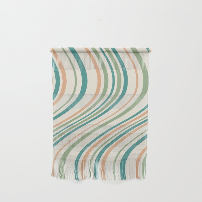 Wavy Stripes XXVI - Natural Boho Wall Hanging Gallery Image 1