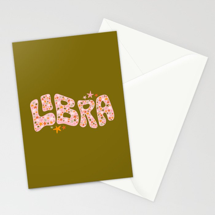 Starry Libra Stationery Card Gallery Image 2