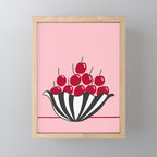 Cherry Bowl  Mini Art Print Gallery Image 1