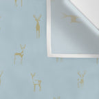 Christmas reindeer animal doodle art pattern Wall Tapestry Gallery Image 3